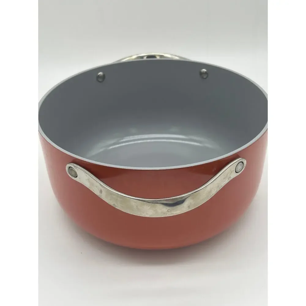 Caraway 6.5 Qt Ceramic Nonstick Dutch Oven Pot ~10” Perracotta w/ Handles